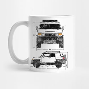 Birthday, Gift, Fj, Cruiser, Car, Brand, Car, For, Men, Vintage, Car, Lover, For, Men Mug